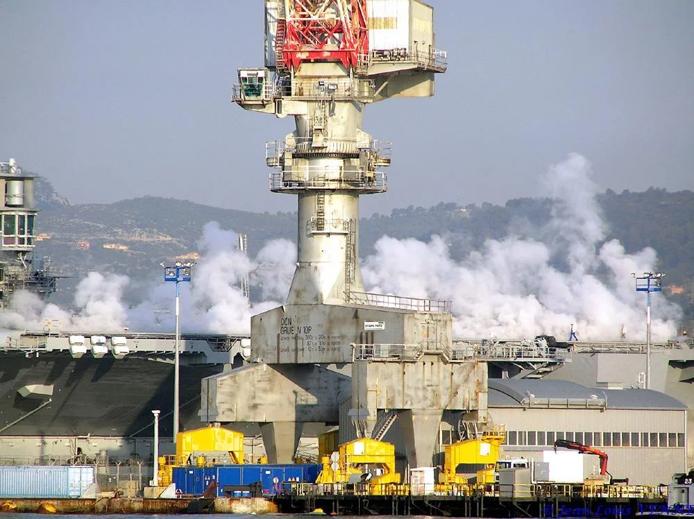 Essais des catapultes du Charles de Gaulle