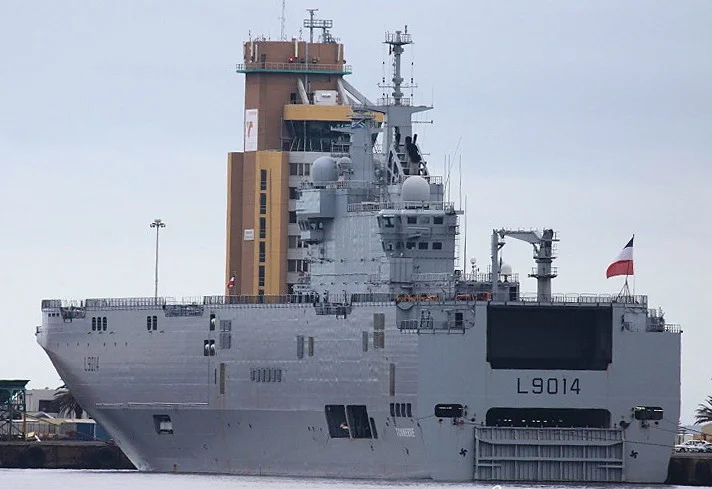 Le Tonnerre en escale au Cap (Afrique du Sud)