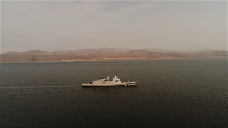 La frégate Lorraine au large de Djibouti