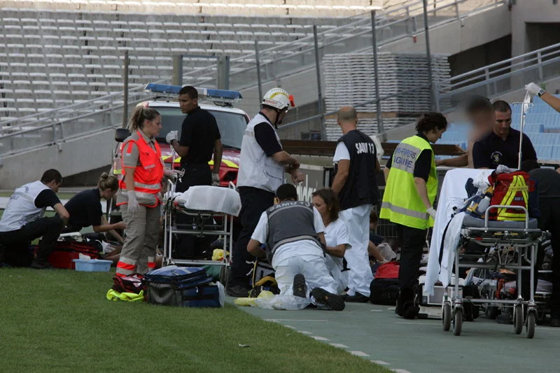 Intervention des marins-pompiers de Marseille