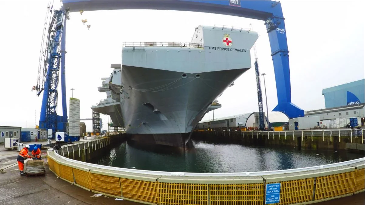 Le porte-aéronefs britannique HMS Prince of Wales