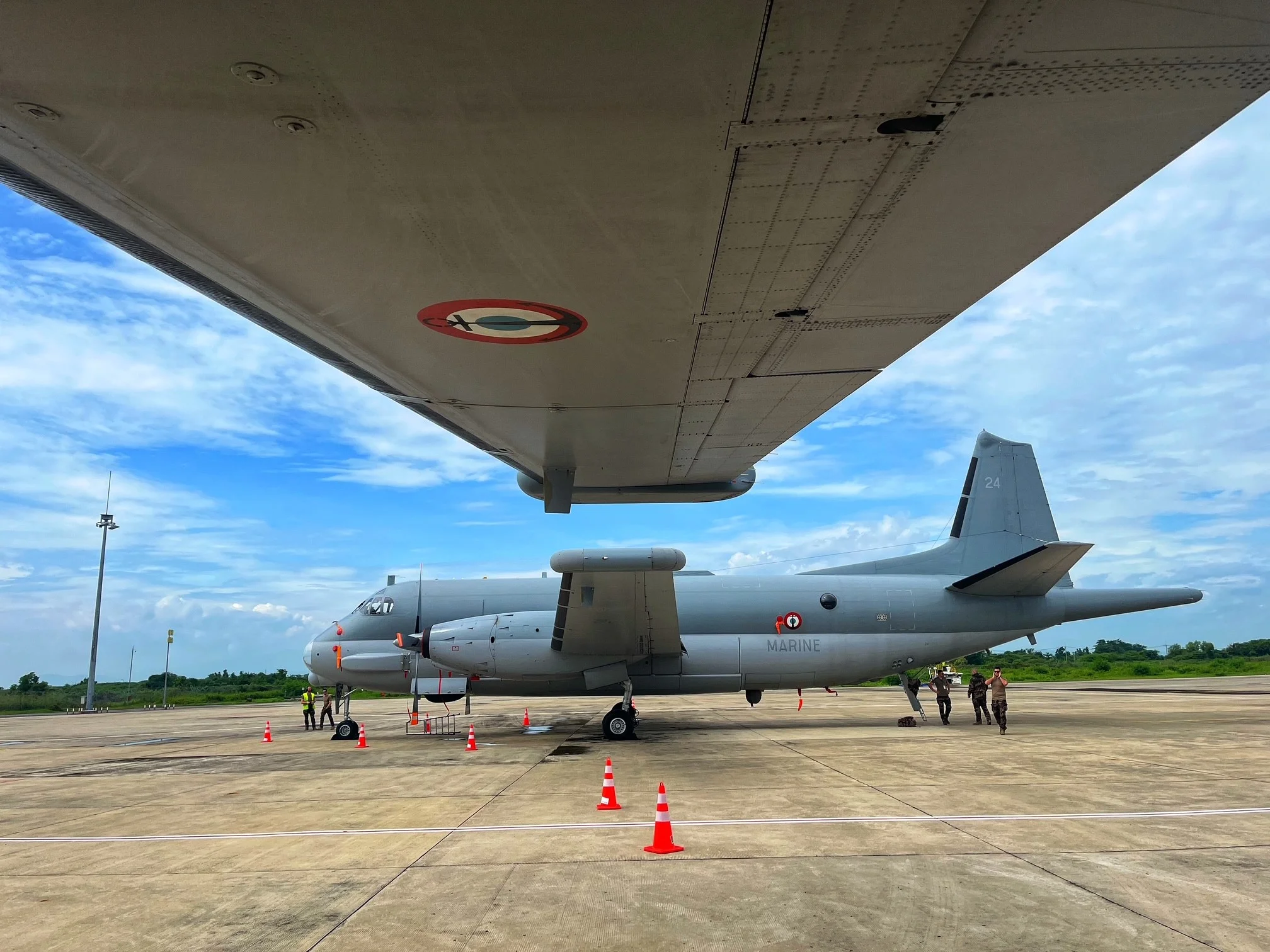 Un avion de patrouille maritime Atlantique 2 à Jakarta (Indonésie)