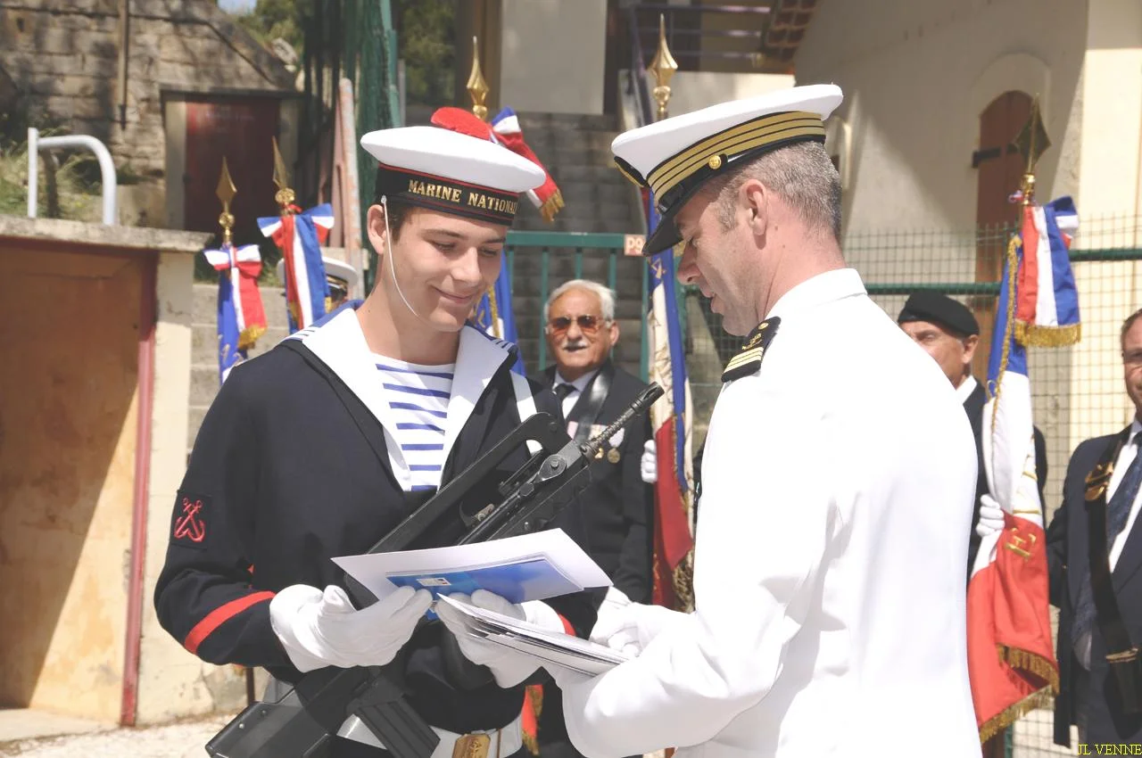 Remise des diplômes aux stagiaires de la Préparation Militaire Marine de LA SEYNE SUR MER