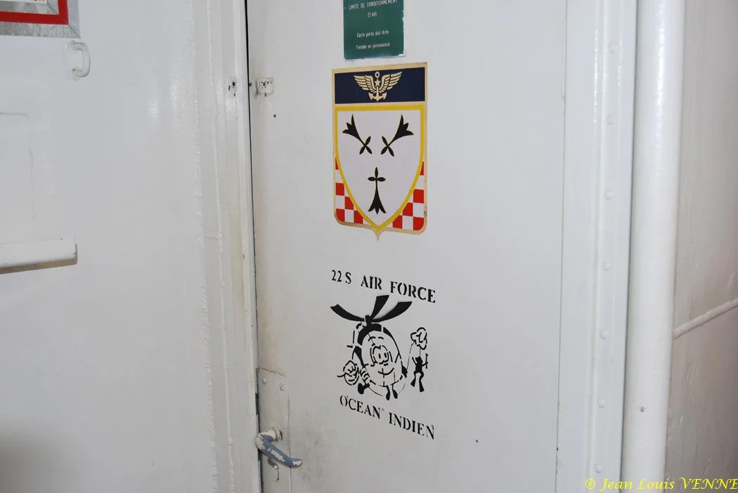 Les insignes du détachement hélico