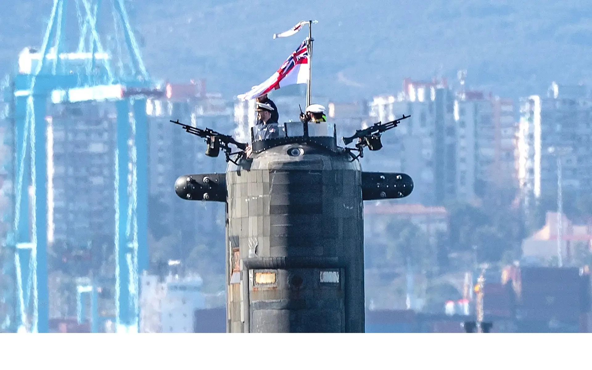Détail du massif du HMS Talent