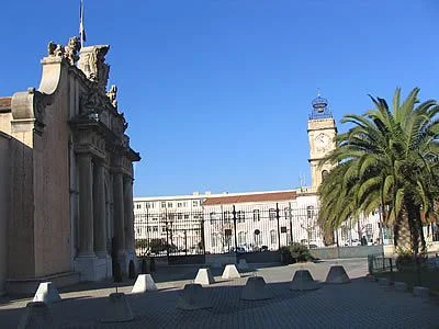 L'entrée de la base navale de Toulon