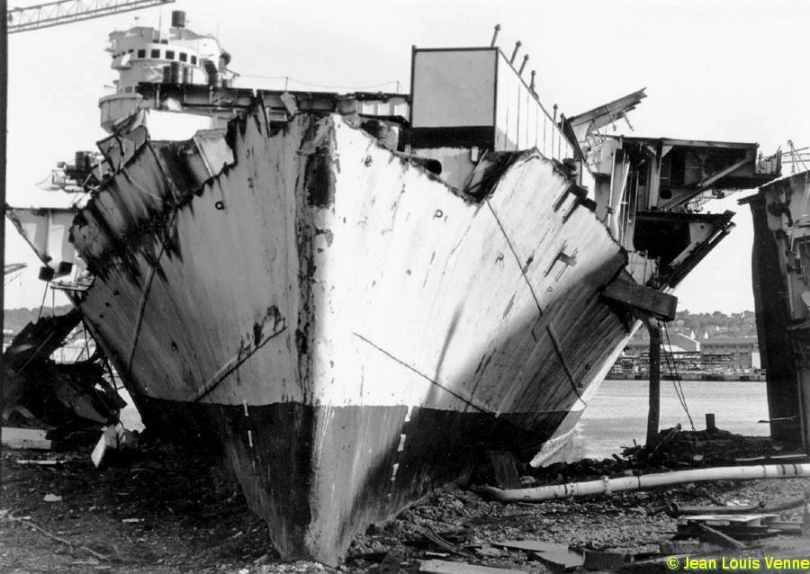 Démolition de l'Arromanches