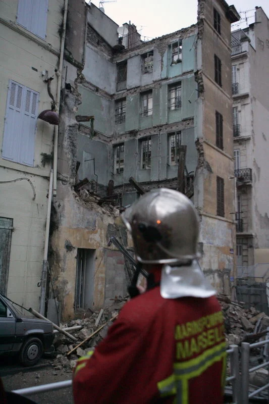 Effondrement d’un immeuble désaffecté à Marseille
