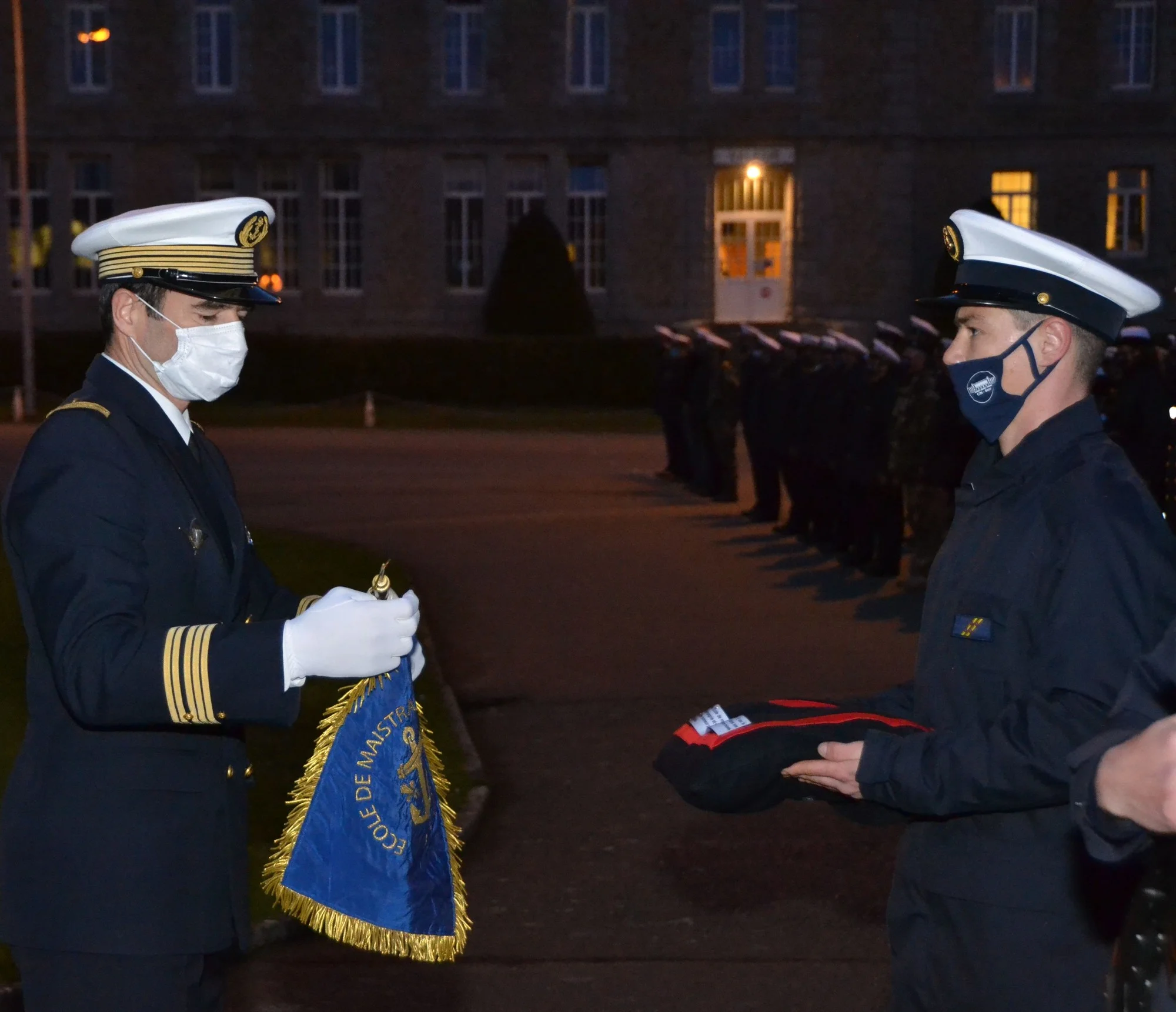 Remise de fanion à la promotion Chesapeake de l’Ecole de Maistrance