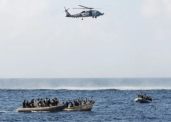 L'US Navy appréhende des pirates