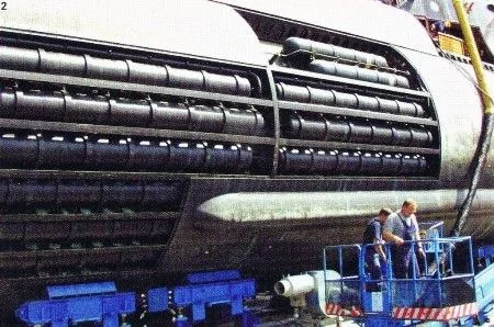 Les réservoirs d'hydrogène de l'U-214