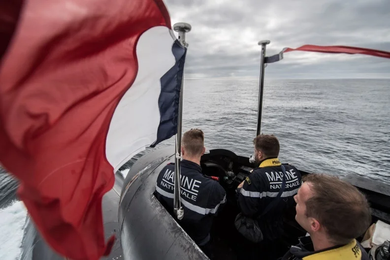 Dans la fosse de veille du SNLE Le Terrible