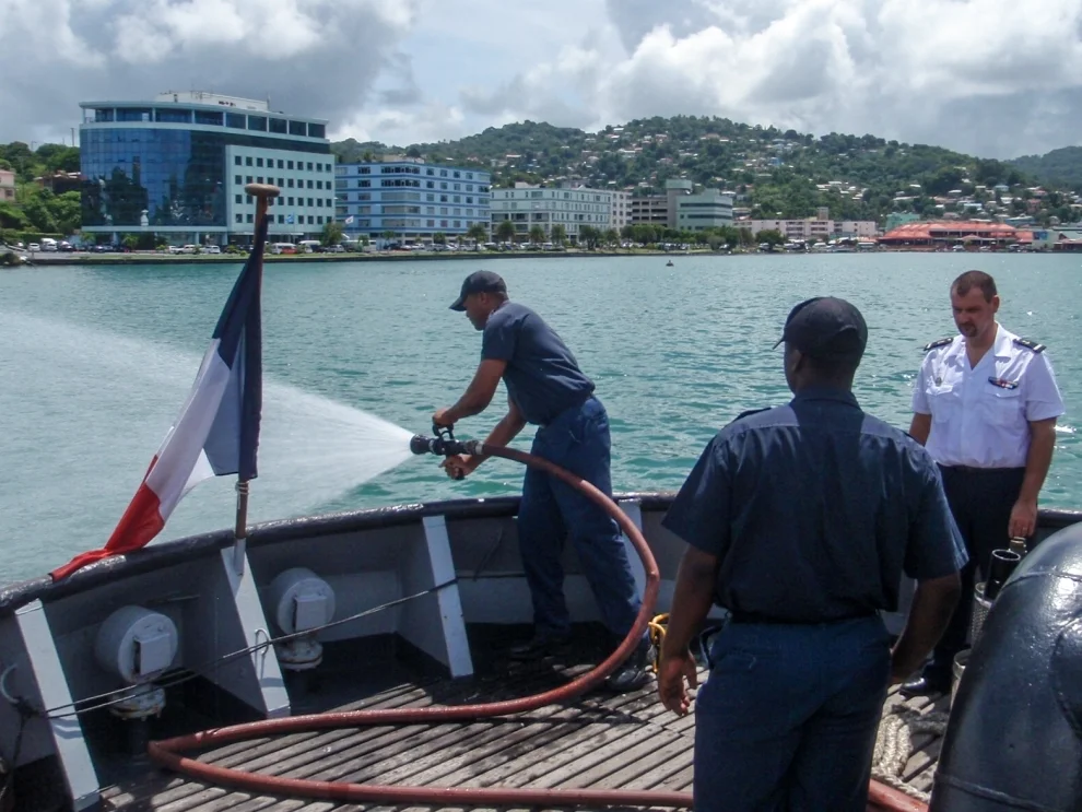 Le remorqueur portuaire côtier Maïto à Sainte-Lucie