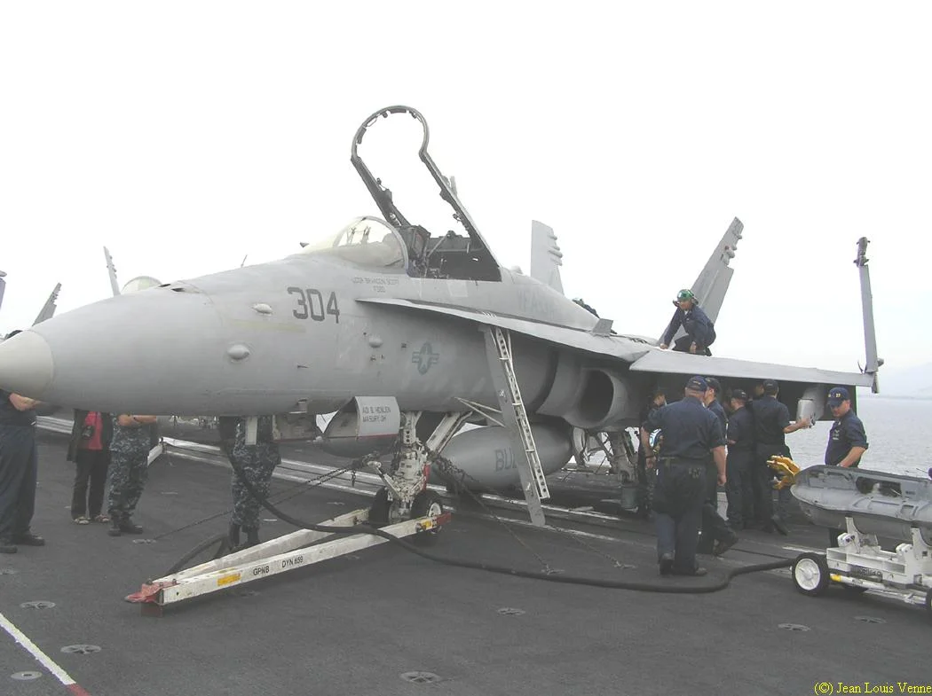 Un chasseur F-18