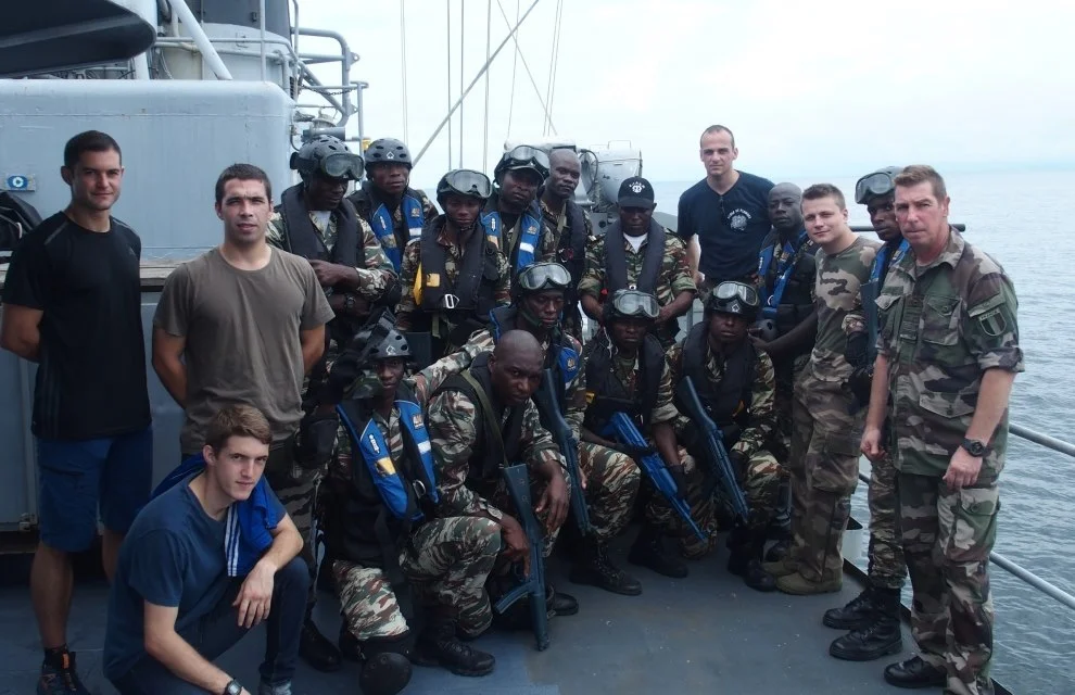 Le Commandant Ducuing coopère avec la marine camerounaise