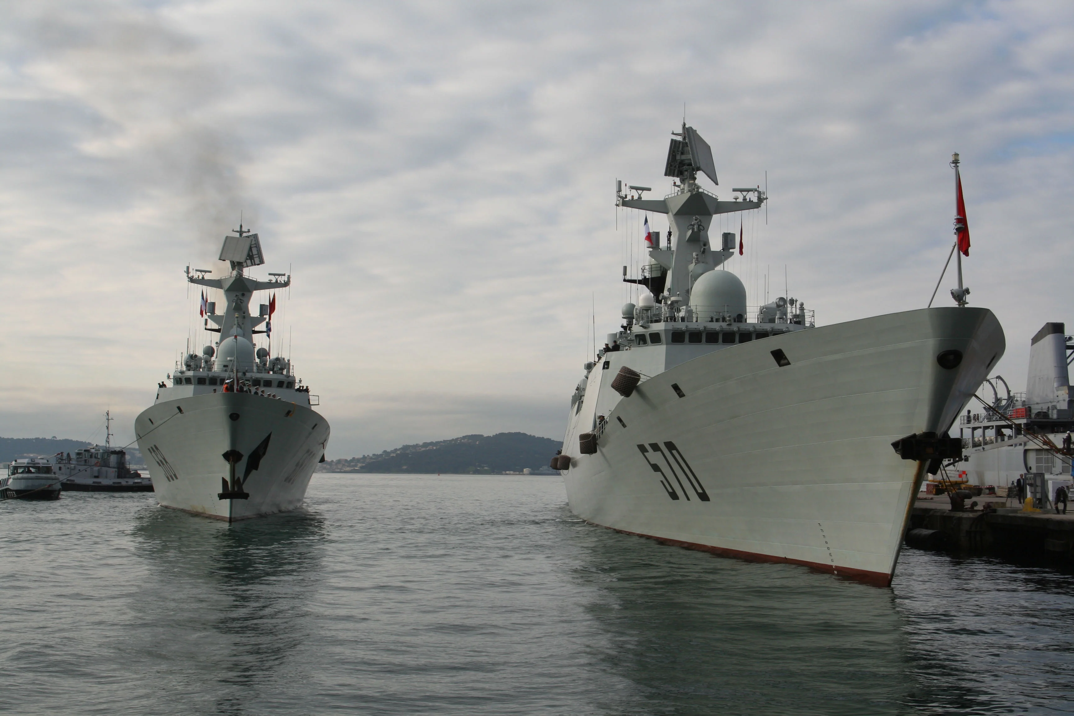 Arrivée à Toulon de la frégate Hengyang