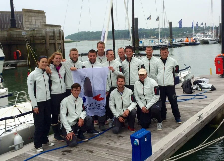 L'équipe de la marine nationale au CRUNCH VOILE 2016