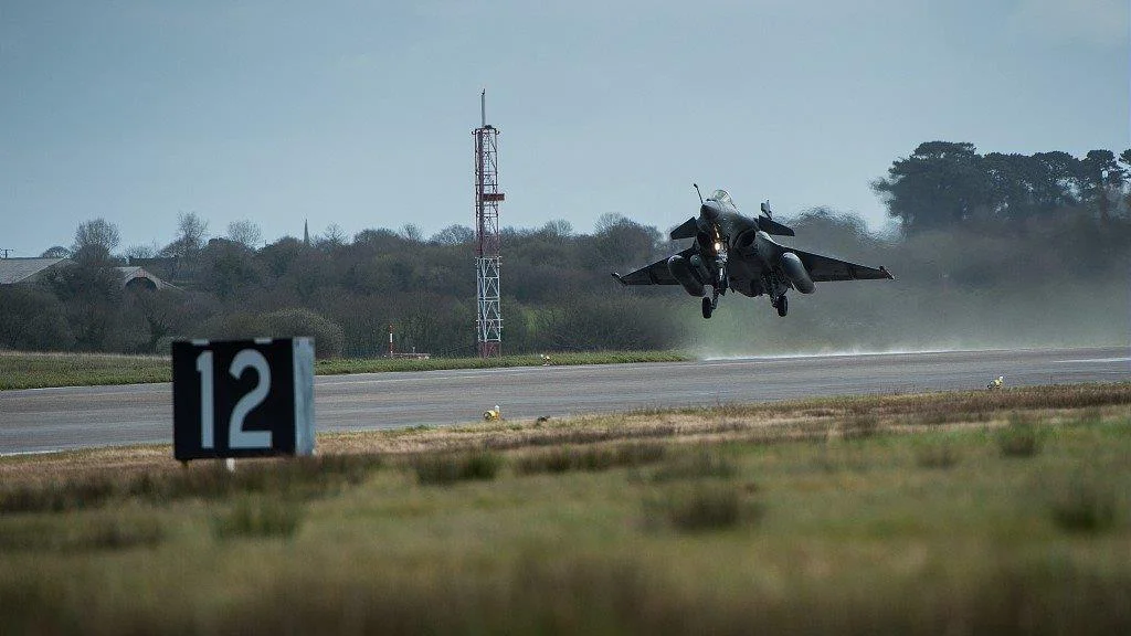 Atterrissage d'un Rafale Marine