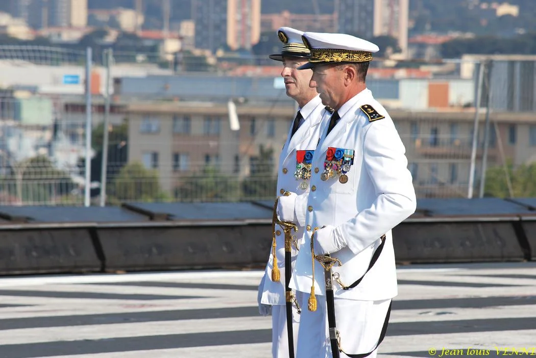 L'ancien commandant, le CV Boivin, et ALFAN