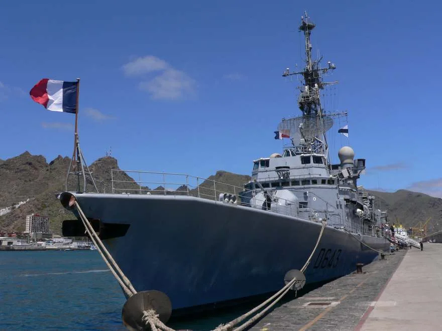 La frégate anti-sous-marine Jean de Vienne