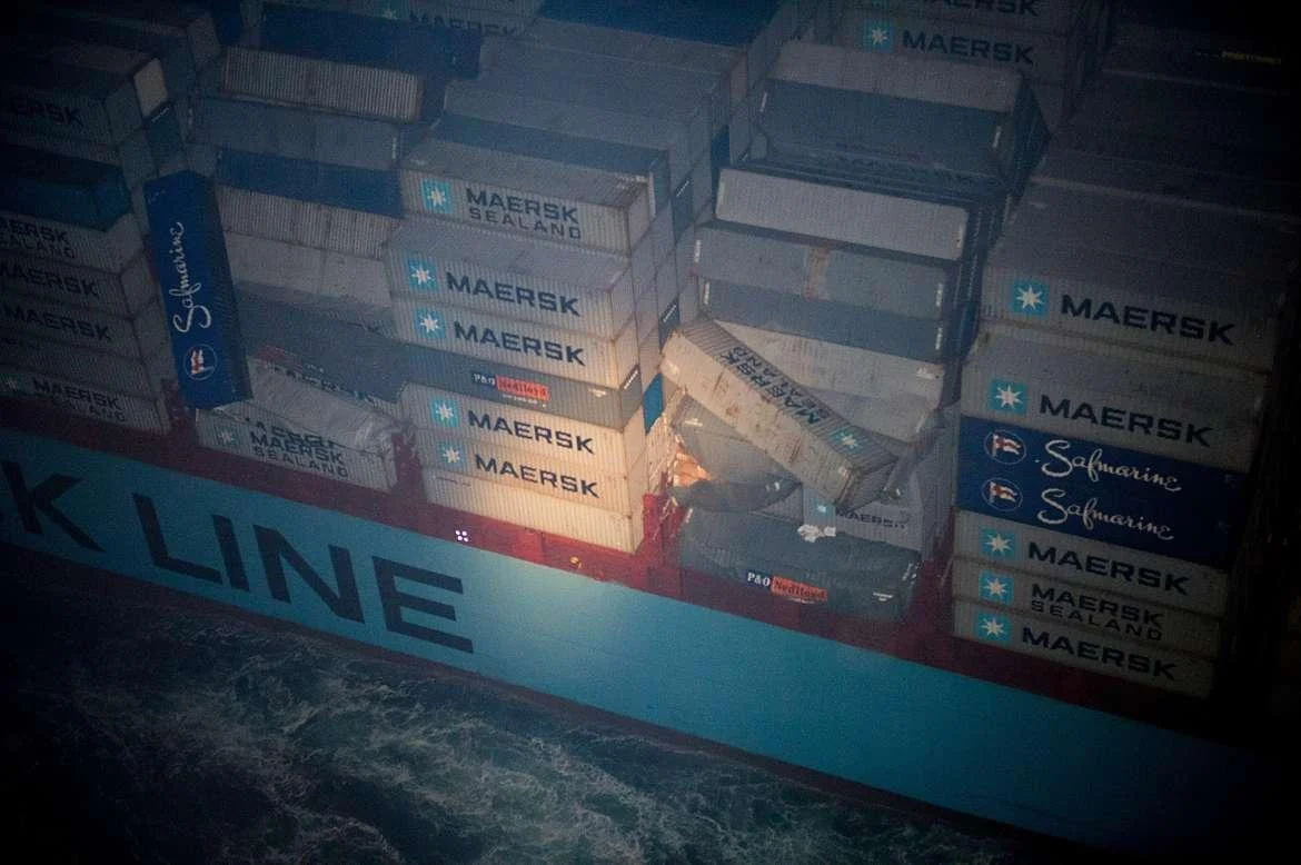 Arrivée du porte-conteneurs Maersk Salima
