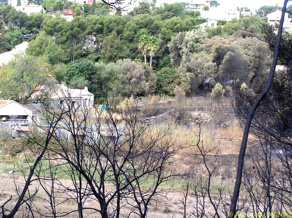 Les dégâts provoqués par l'incendie au CIN St Mandrier