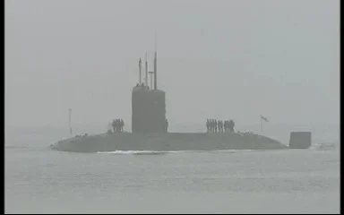 Le HMS Sceptre rentre Ã  Faslane
