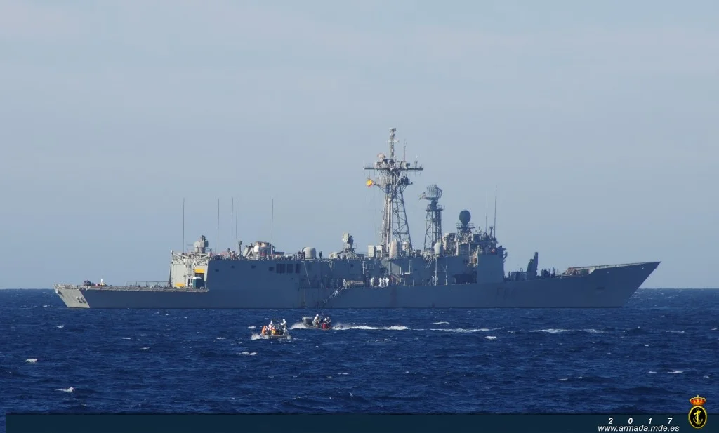 La frégate espagnole Canarias rejoint une nouvelle fois l’opération Sophia