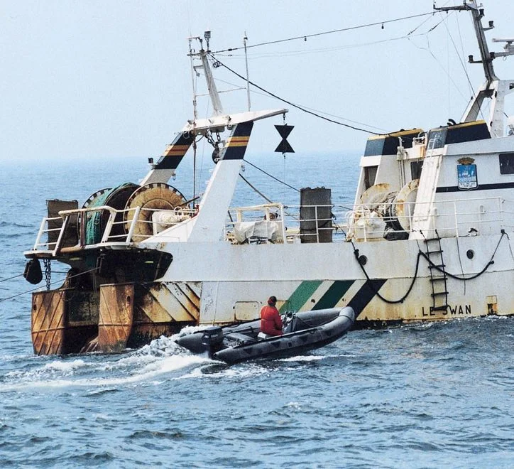 Surveillance de la pêche à la légine