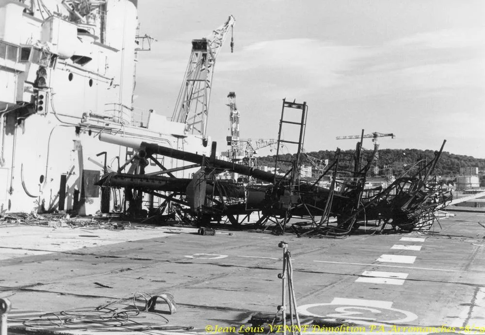 Démolition de l'Arromanches
