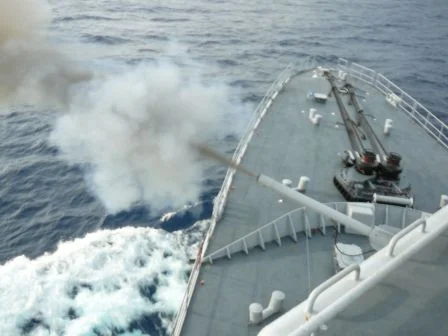 Le Cassard au large de la Libye