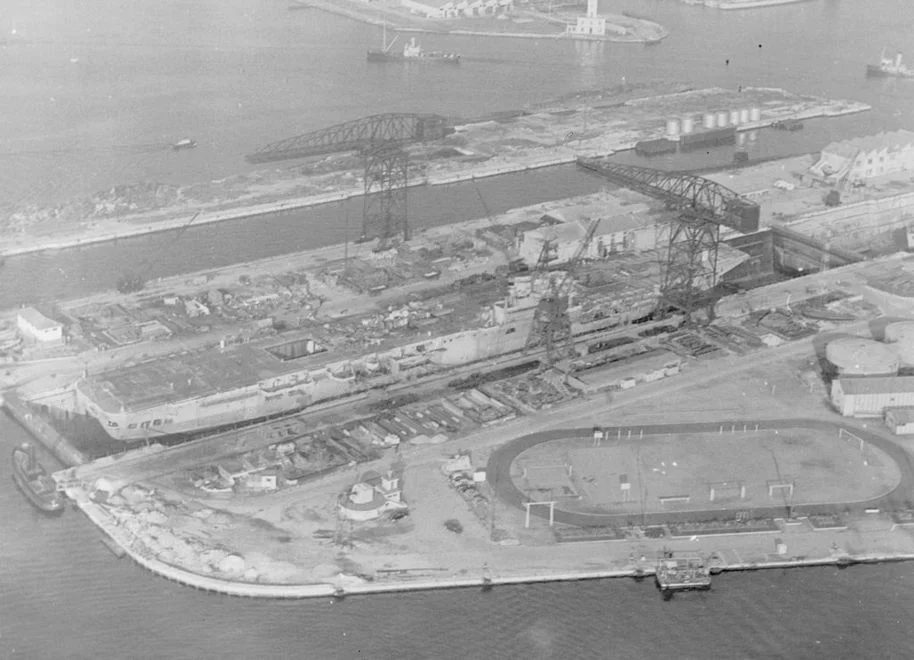 Les bassins Vauban en 1958