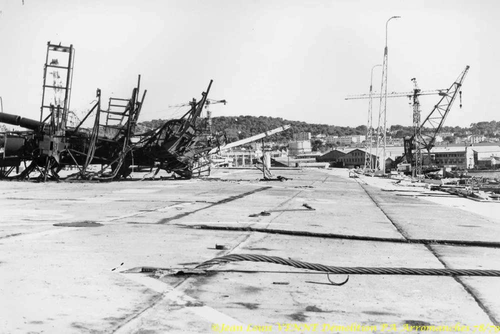 Démolition de l'Arromanches