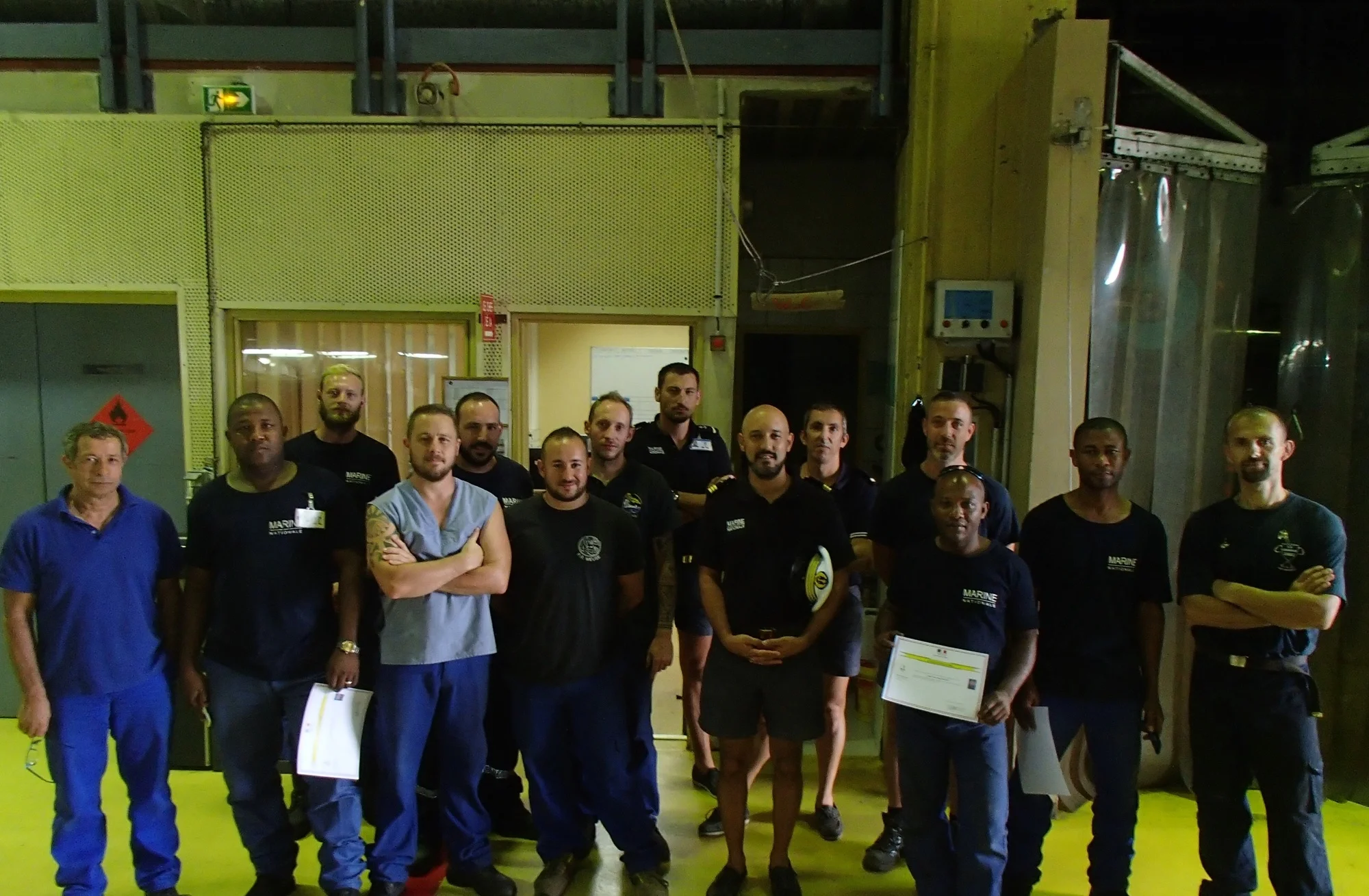 Des marins comoriens formés sur la base navale de la Réunion 