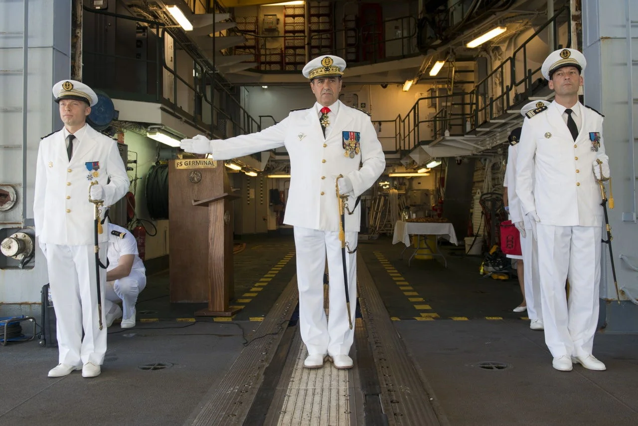 Prise de commandement de la frégate Germinal