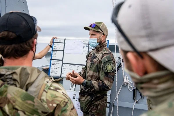 Briefing préparatoire à une plongée