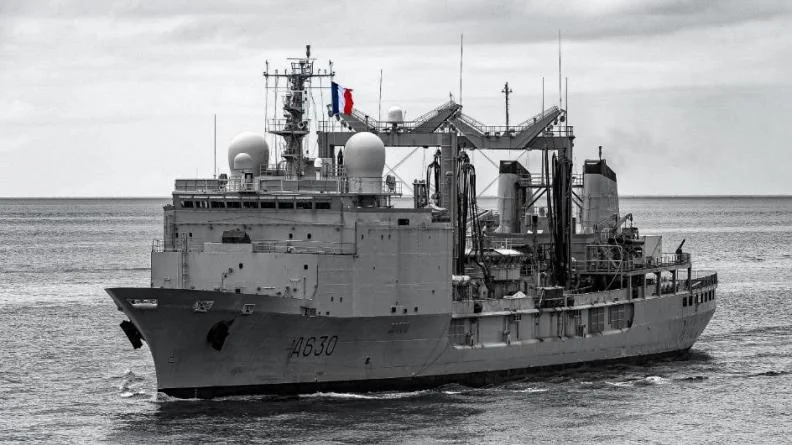 Le bâtiment de commandement et de ravitaillement (BCR) Marne