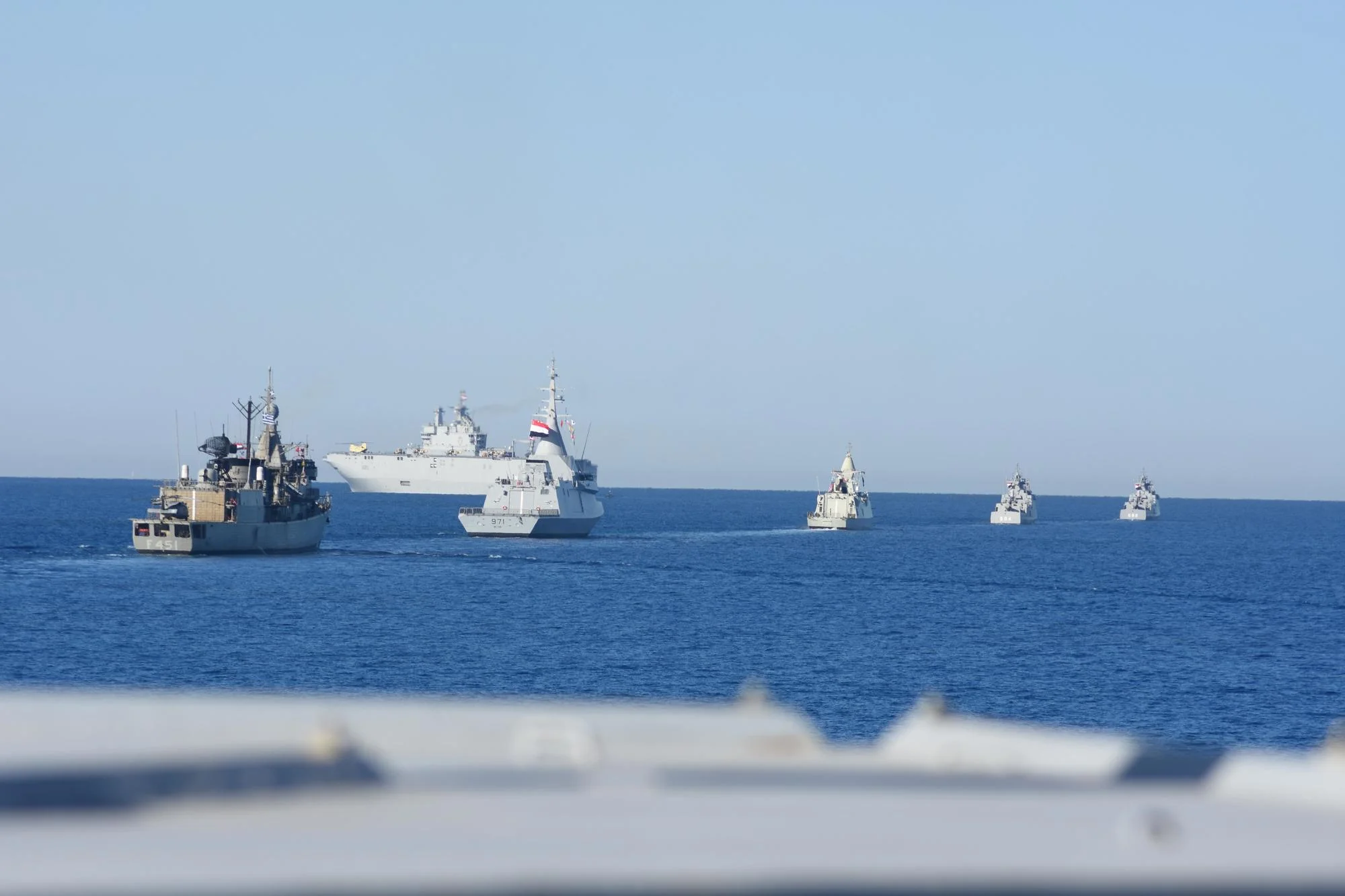 Les participants à l’exercice multilatéral MEDUSA-10