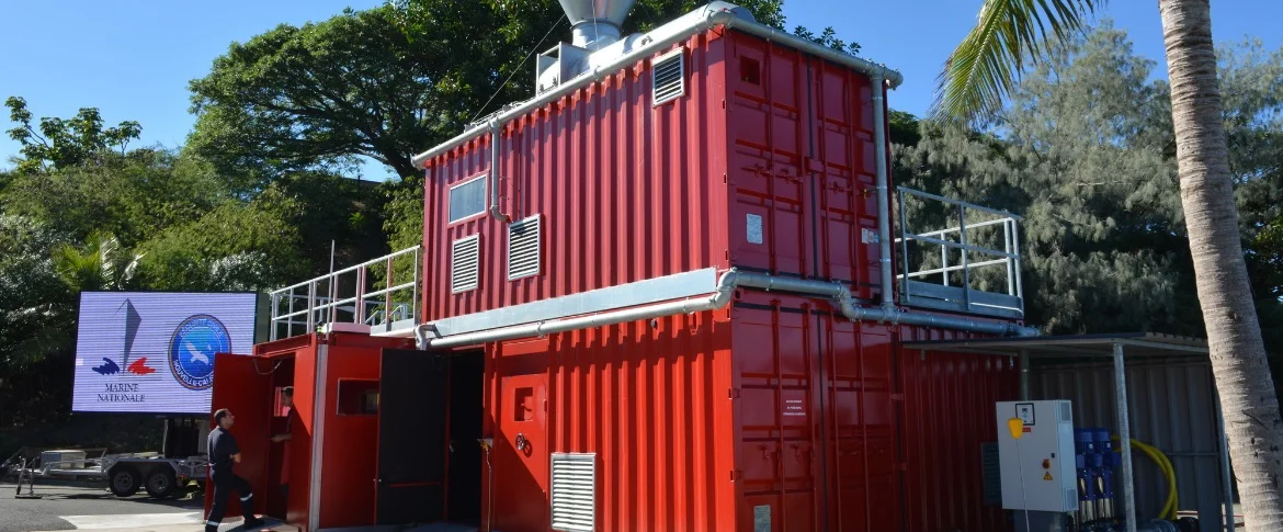 Le simulateur d’entraînement aux techniques d’intervention à bord des navires de Nouvelle-Calédonie