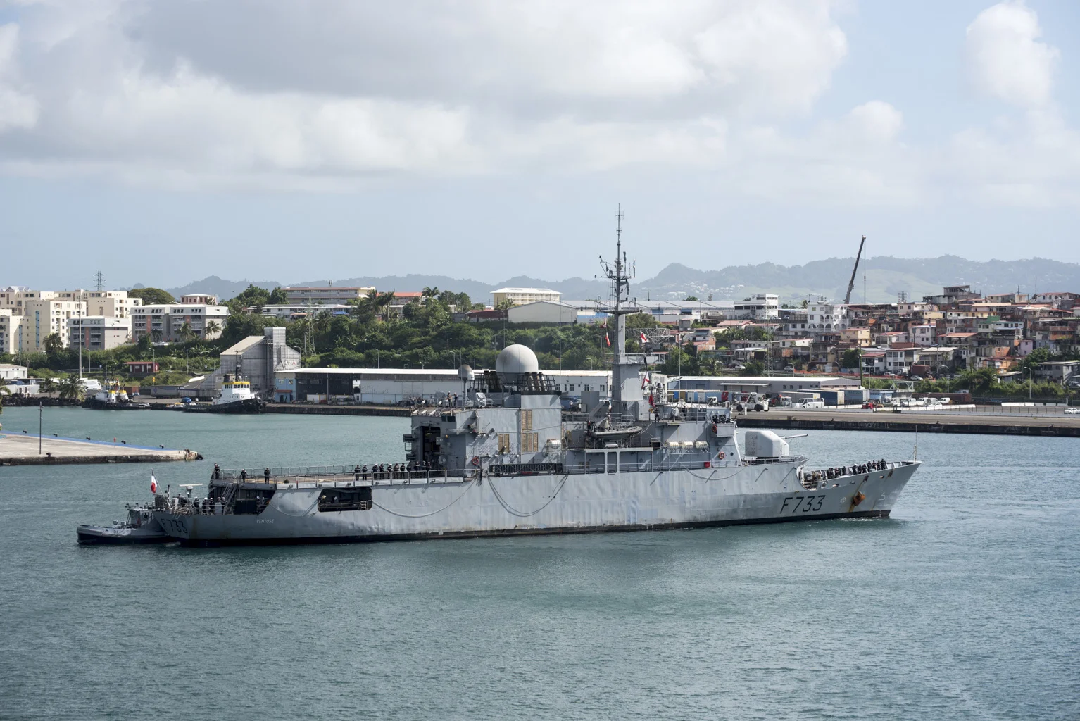 La frégate Ventôse de retour en Martinique