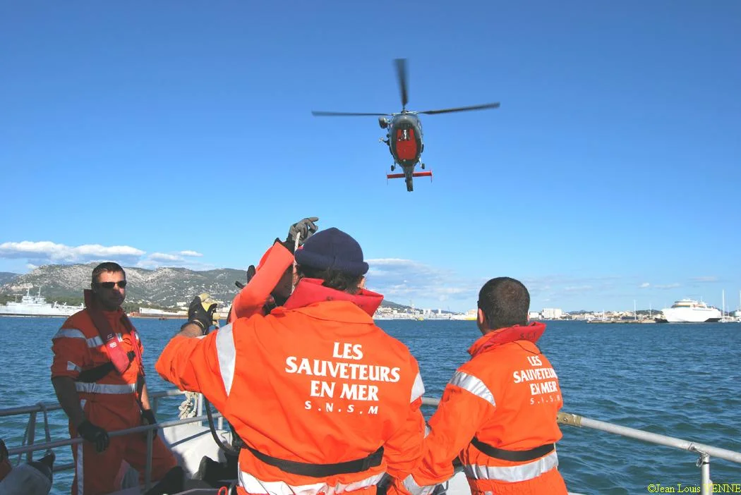 L'équipage de la vedette de la SNSM