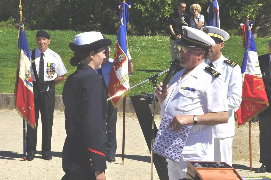 Les stagiaires de la préparation militaire marine de La Seyne-sur-mer reçoivent leur brevet