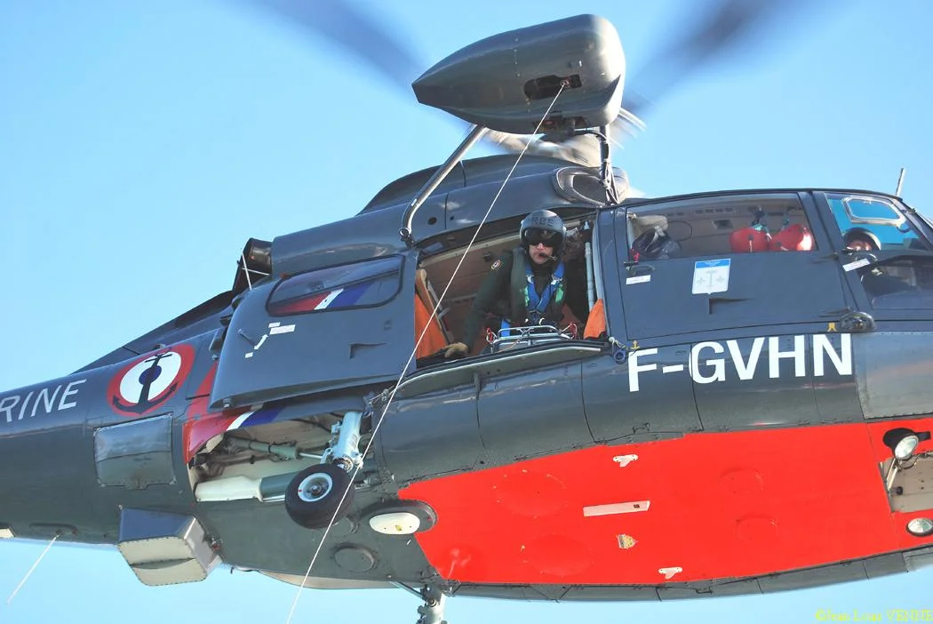 L'hélicoptère Dauphin de service public