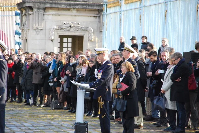 Présentation au drapeau des 96 stagiaires de la promotion Orion de la Préparation Militaire Supérieure Etat-Major (PMS-EM ) d’Estienne d’Orves