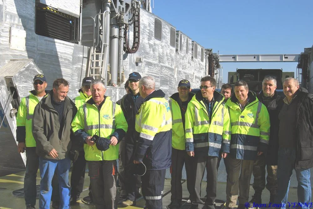 Premier plageage du L-CAT avec matériel roulant