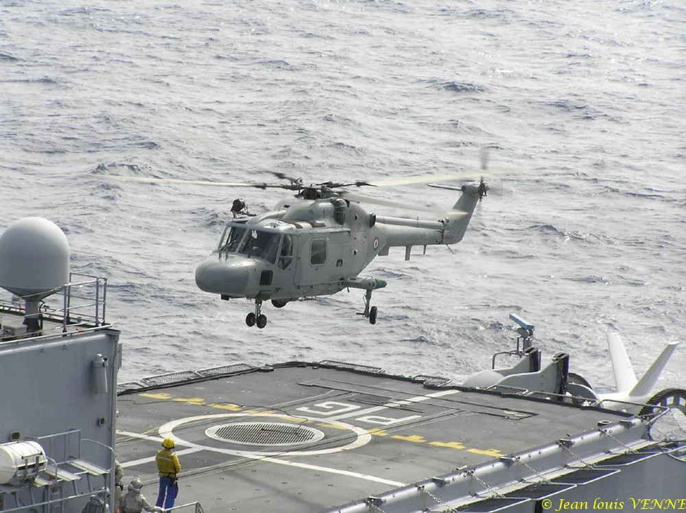 Décollage de l'hélicoptère Lynx