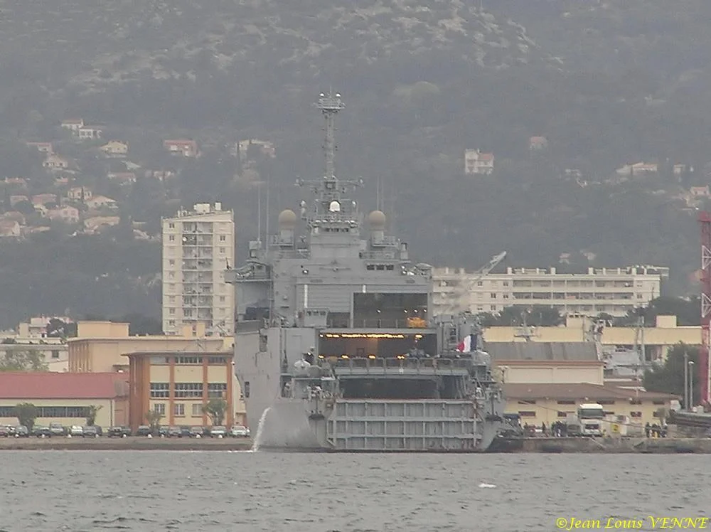 Le Siroco avant son appareillage