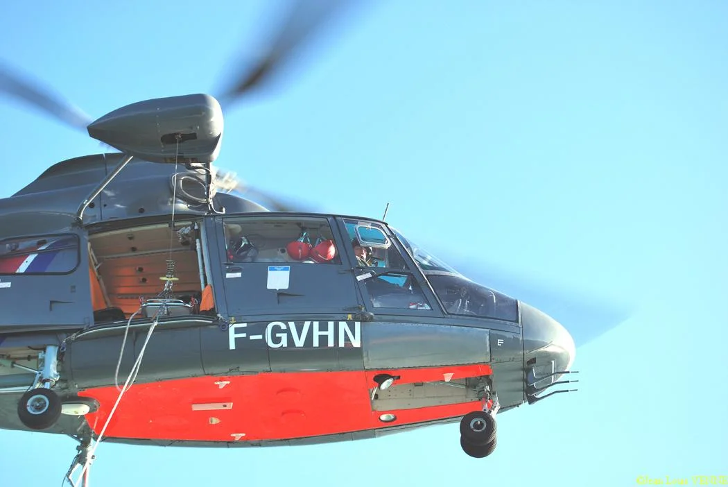 L'hélicoptère Dauphin de service public