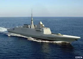 Une frégate FREMM (vue d'artiste)