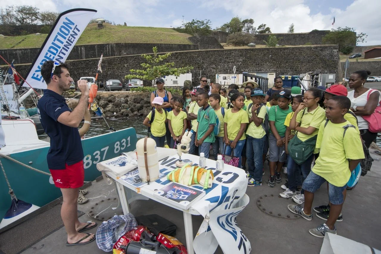 La Marine aux Antilles accueille l’Expédition 7e continent